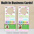 personalized easter peeps theme real estate realtor small business appreciation pop by door hanger tags